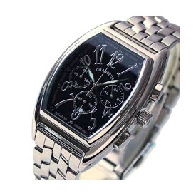 【正規輸入品】(グランドール)GRANDEUR 腕時計 JGR003W2 メンズ 日本製 トノー型 クロノグラフ（ステンレスバンド クオーツ 多針アナログ）