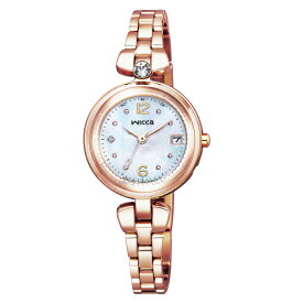 シチズン CITIZEN 腕時計 KS1-660-91 ウィッカ wicca レディース ティアラスターコレクション ピンクゴールド ソーラー電波 ステンレスバンド アナログ（国内正規品）WICCA50