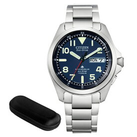 （時計ケース付）シチズン CITIZEN 腕時計 AT6080-53L プロマスター PROMASTER メンズ LAND ダイレクト・フライト H100 アナログ チタンバンド （国内正規品）