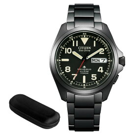 （時計ケース付）シチズン CITIZEN 腕時計 AT6085-50E プロマスター PROMASTER メンズ LAND ダイレクト・フライト H100 アナログ チタンバンド （国内正規品）