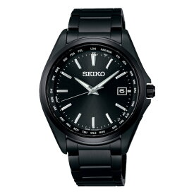 セイコー SEIKO 腕時計 SBTM333 SEIKO SELECTION セイコーセレクション メンズ ソーラー電波 Black Edition メタルバンド ソーラー電波 アナログ メーカー保証1年間 （国内正規品）