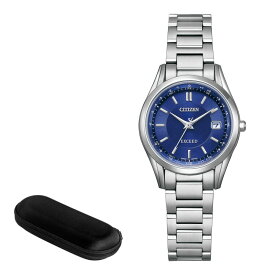 （時計ケース付）シチズン CITIZEN 腕時計 ES9370-62L エクシード EXCEED レディース ペアモデル エコ・ドライブ 電波時計 ダイレクトフライト ソーラー電波 チタンバンド アナログ メーカー保証1年（国内正規品）