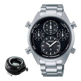 （丸型時計ケース付）セイコー SEIKO 腕時計 SBER003 プロスペックス PROSPEX メンズ SPEEDTIMER ソーラー ステンレスバンド 多針アナログ メーカー保証1年（国内正規品）