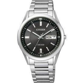 CITIZEN シチズン 腕時計 AT6030-51E EXCEED エクシード メンズ Eco-Drive エコ・ドライブ電波時計 デイ&デイトモデル AT603051E（国内正規品）