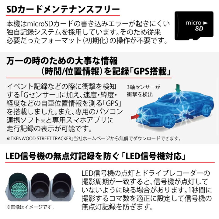 楽天市場】【レビューで北海道米プレゼント！】ドライブレコーダー 