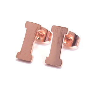 ピアス ステンレス イニシャル アルファベットピアス 1ペア ステンレスピアス レディース メンズ 金属アレルギー対応 軟骨 ステンレス アレルギーフリー ファーストピアス stainp ポイント消