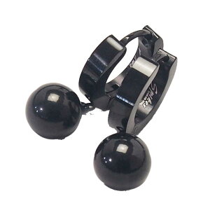 ピアス サージカルステンレス 金属アレルギー対応 ボール&ハートダングル ステンレスフープピアス 1ペア 両耳用 レディース メンズ 軟骨 アレルギーフリー stainp ポイント消化 消費