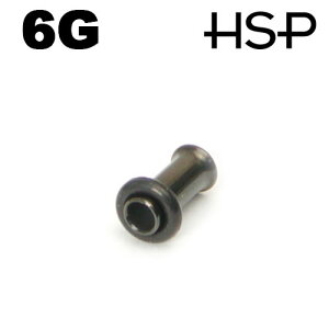 ボディピアス 6G ブラック シングルフレア イヤレット ヘリックス 耳ピアス ボディピアス 316L サージカル ステンレス ボディピアス ピアッシング メンズ レディース ボディピアス 金属アレル