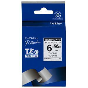 �ybrother�����z�s�[�^�b�` ���~�l�[�g�e�[�v TZe-S211 ��6mm (������/��/���S��)