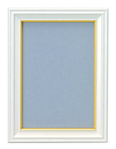 FUJICOLOR 額縁 肖像額 パールホワイト 無反射ガラス L 木製 ホワイト 406249 41064