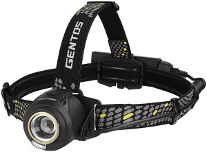 GENTOS(ジェントス) LED ヘッドライト USB充電式 【明るさ700ルーメン/実用点灯10時間/後部認識灯】 専用充電池使用 リバティ LY-217R