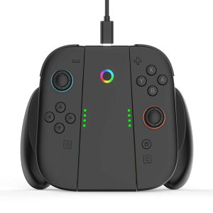 EJGAME Joy-Pad 2 [dRg[ [z_[ Joy-Con 2 [dObv [d fUC [dCWP[^[ LEDCgt gѕ֗ Switch 2 Ή (ubN)