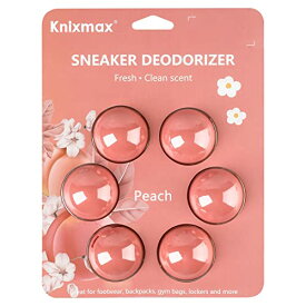 [Knixmax] フレッシュボール 消臭ボール 芳香 消臭剤 靴用 家庭用 車用 6個セット ピンク
