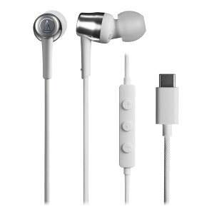 �I�[�f�B�I�e�N�j�J ATH-CKD30C WH �C���z�� �L�� �^�C�vC USB Type-C �P�[�u����1.2m ���^ �y�� �}�C�N�t�����R�� �x���Ȃ� �ʘb DAC���� �e�����[�N ��c �Q�[�� �z���C�g