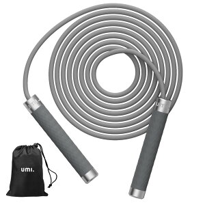 縄跳び トレーニング用 なわとび ダイエット 大人 用 重り jump rope 人気 滑り止めハンドル 収納袋付き 長さ調節可 男女兼用 運動不足解消 脂肪燃焼 全身運動 465g