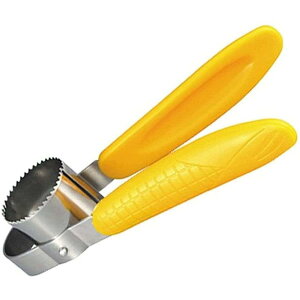 下村企販 握って回すだけ とうもろこし カッター 【日本製】 きれいに取れる 粒がまとめて取れる 潰れにくい サイズ調整 簡単 時短 皮むき器 粒取り ラーメン サラダ キュートクック 燕三条