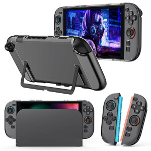 MoKo Switch 2 Jo[ hbNΉ XCb`2 NAP[X ̎݌v Joy-conJo[ PC+TPU ϏՌ ~ 戵ȒP Sʕی y h~ Clear