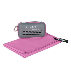 4Monster マイクロファイバー タオル コンパクト 速乾タオル スポーツ タオル ジムタオル フェイスタオル スイミングタオル 吸水速乾タオル 旅行 バスタオル 登山 速乾 コンパクトタオル スポ