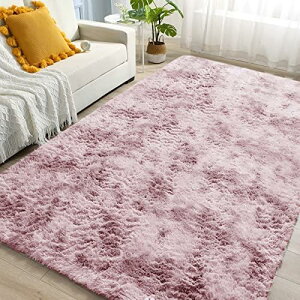 ラグマット カーペット 120x160cm おしゃれな北欧風シャギーラグ 全厚約5.5cm 洗えるラグ 滑り止め付き 極厚毛足約4cm ふわっとした手触り 防音絨毯 オールシーズン快適に使用 長方形 ROCYJULIN(