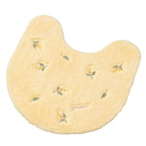 センコー S.D.S トイレ用品 スイートミモザ トイレマット 約60×60cm イエ ロー 15704