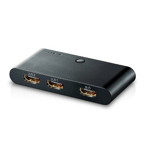 �G���R�� HDMI�ؑ֊� �����ؑ֋@�\ �yPS3/PS4/Nintendo Switch����m�F�ς݁z 2����1�o�� 2K(1080p) HDMI�P�[�u���t��(1m) DH-SW21BK/E
