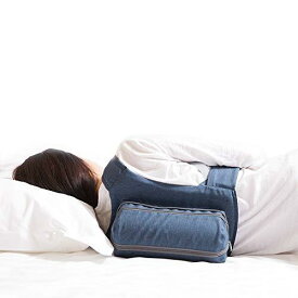 WoodyKnows 横向き寝用リュックサック モデル2024 │ 横向き寝用体位変換器 │ 寝姿勢トレーナー │ いびき防止補助器具（ L 1個入）