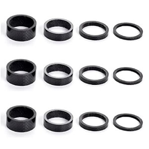 TRIWONDER wbhZbgXy[T[ 28.6mm [Xy[T[ oCNXy[T[ XeXy[T[ RXy[T[ [hoCN }EeoCN Bike Headset Spacer (02 ubN - 12pcs)