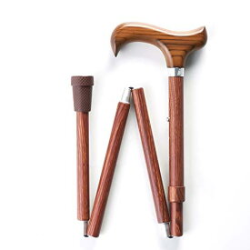 Merry Sticks（メリースティックス） ／ ナチュラルウッド ／ ステッキ ／ 折りたたみ杖 ／ センウッド柄