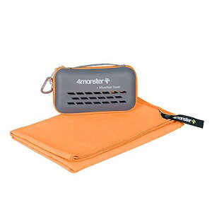 4Monster マイクロファイバー タオル コンパクト 速乾タオル スポーツ タオル ジムタオル フェイスタオル スイミングタオル 吸水速乾タオル 旅行 バスタオル 登山 速乾 コンパクトタオル スポ