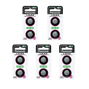 Panasonic LR44/2P �A���J���{�^���d�r�q1.5V�r (5�Z�b�g)