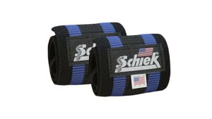 Schiek シーク リストラップ 24インチ フリーウェイトトレーニング用 ブルー (国内正規品)
