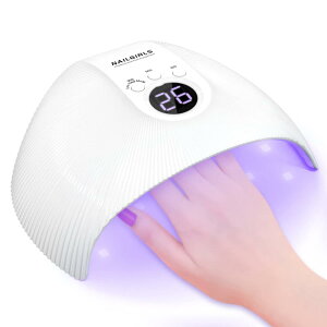 NAILGIRLS LED  UV lCCg 75W WFlCpCg uvCg Wp dCg vp lC ƊEڒq[g@\ SWFΉ OKi^C}[ 葫p zCg (White)
