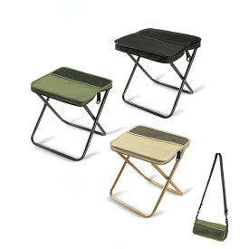 Sittattiss 折りたたみ椅子 アウトドアチェア コンパクト 持ち運び いす 耐荷重80kg 折りたたみ 簡易 レジャーシート 収納袋一体型 お花見 旅行 ハイキング お釣り 電車 並ぶ 運動会 キャンプ 試合観戦 屋外用/室内 三色選択 (カーキ色)