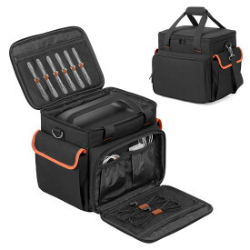 Trunab ポータブル電源 バッグ Jackery 1000に適合して ポータブル電源 ケース P10 滑り止めパッド付き 防塵 防水 耐衝撃 ポータブル電源 収納バッグ (L(1000Wに対応))