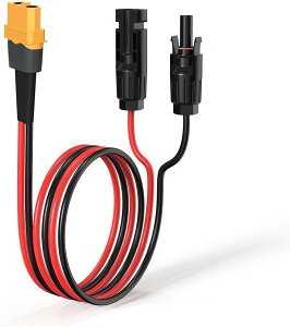 NIICOLO MC4 �R�l�N�^ �\�[���[�[�d�P�[�u�� MC4����XT60�|�[�g �\�[���[�p�l�� �ϊ��A�_�v�^�[ ���z���p�l���p�P�[�u�� ���\�[���[�P�[�u�� �\�[���[�R�l�N�^�� �z�����d�p�@��E���� 100cm �|�[