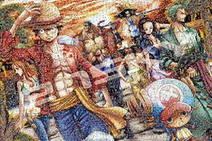 GXJC(ENSKY) ONE PIECE s[XUCNA[gy㗤z 50×75cm WO\[pY 1000s[X JIGSAW PUZZLE 1000-586