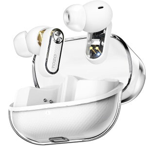 TOZO Crystal Pods ���C�����X�C���z�� 2025 �ɏ�̉��̌� �������ۂ݃f�U�C�� ANC/ENC���� �m�C�Y�L�����Z�����O �O����荞�݃��[�h ��p�A�v���Ή� EQ�J�X�^�}�C�Y �^�b�`���� IPX4�h���K�i Bluetooth