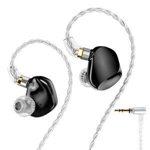 TRN VXpro+ �C���[���j�^�[ �n�C���] �C���z�� 8BA+1DD �n�C�u���b�h�^ ���j�^�[�C���z�� ���Չ��� IEM �C�����j �L�� 3.5mm�W���b�N QDC�E�����P�[�u�� (�u���b�N)