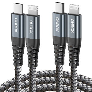 USB C CgjOP[u 2M ^CvC i Phone [dP[u MFI F 2{Zbg USB-C LightningP[u PDΉ }[d Type-C CgjOP[u i Phone 14 13 12 11 Pro Max Xs 8 Plus eΉ