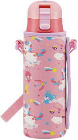 スケーター(Skater) 直飲み ステンレス 水筒 470ml ボトルカバー付き ユニコーン 女の子 KSDC4