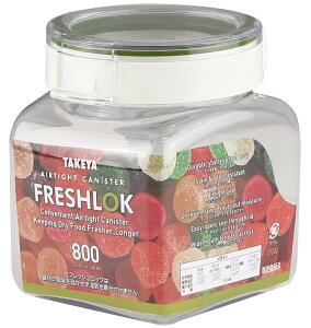 �^�P�����w�H�� TAKEYA �t���b�V�����b�N FRESHLOK �p�^ 800ml �O���[�� �ۑ��e�� ���C���� �����^�b�`�J��