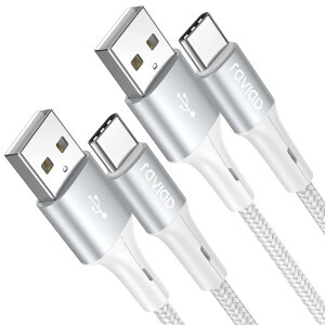 RAVIAD USB Type C P[uy2m/2{Zbgz^Cv C P[u 3A }[d f[^] ϋviC҂ USB-A to USB-C P[u Redmi 9TAXperia XZ3 XZ2 XZsAGalaxy S23 S22 S21 S10+ S9 S8ANote 10 9AOppo reno