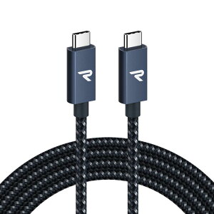 RAMPOW USB-C  USB-C P[uy100W PDΉ/USB 3.2 Gen 2x2-20Gbpsf[^]zPD3.0/QC3.0[d 4K/60Hz fo͑Ή ϋv type-cP[u MacBook Pro/iPad Pro/Google Pixel/Galaxy^CvCΉ ݑΖ/x