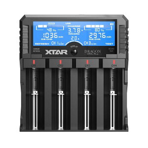 XTAR DRAGON VP4L Plusi`E[d @\dr[d 3.6V/3.7V`ECIdr 10400`32650 1.2V jbPfdr/jJhdrΉ AAAA/AAA/AA/A/SC/C dr̗򉻔 obe[@\
