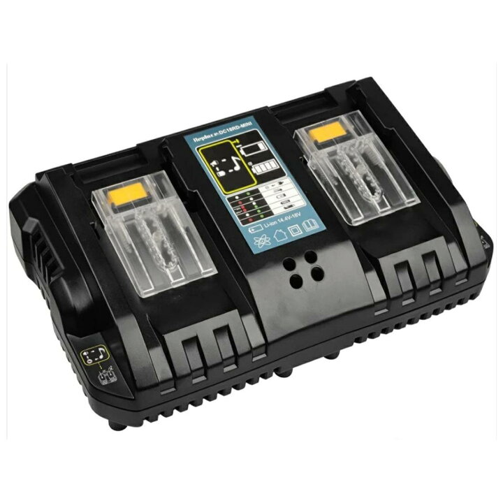 楽天市場】VANKO 互換 マキタ 充電器 DC18RD CH006MRD 2口同時に充電 
