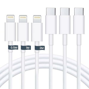y2024V MFIF؁zi Phone [dP[u USB-C CgjOP[u 0.5M/1M/2M 3{ 20W PDΉ ^CvC to LightningP[u ACtH[dP[u }[d f[^] fh~ ϋv i Phon