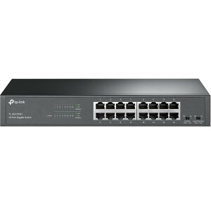 TP-Link 16�|�[�g �X�C�b�`���O�n�u MDI/MDIX 1000Mbps �|�[�g���� ���[�v�h�~ �ȃG�l �v���O���v���C TL-SG1016D 5�N