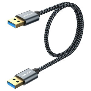 SUNGUY USB 3.0 P[u 0.5M ^CvA-^CvA 5Gbpsf[^] IX-IX Z bLRlN^ ϋv iC҂ USBP[u [ IX D V Dv[[An[hfBXNhCuȂǂ