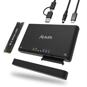 Alxum PCIe NVMe M.2  SATA HDD/SSDΉ N[ X^h Type-C USB 3.2 Gen2 10Gbpsf[^] iML[/B+ML[jN[ 2.5/3.5C` SATAΉ HDDf[^Rs[ ItCN[