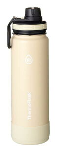 サーモフラスク 0.7L アイボリー 保冷専用 水筒 ステンレスボトル 700ml 直飲み TAKEYA